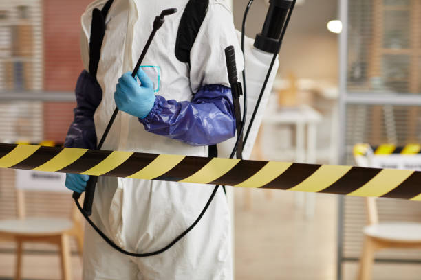 Professional Biohazard Cleanup technician working in Highland, IN